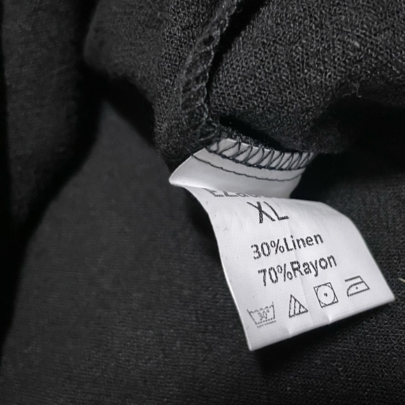 Linen Square Neck Crop Top - Picture 6 of 7